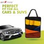 Allextreme EXCBO1A Universal PU Leather Auto Car Back Seat Organizer with Bottle, Tissue Paper Holder & Multiple Storage Pocket (Multicolor)