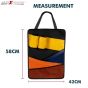 Allextreme EXCBO1AP Universal PU Leather Auto Car Back Seat Organizer with Bottle, Tissue Paper Holder & Multiple Storage Pocket (Multicolor)