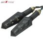 Allextreme EXAIAB2 Universal Super Bright Turn Signal Indicator Light Bike Front/Rear Side Indicator Blinker Bulb for Motorcycles & Bikes (12V, Blue, 2 PCS)