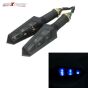 Allextreme EXAIAB2 Universal Super Bright Turn Signal Indicator Light Bike Front/Rear Side Indicator Blinker Bulb for Motorcycles & Bikes (12V, Blue, 2 PCS)