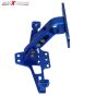 AllExtreme EXANPU1 Universal Adjustable Motorcycle Number License Plate Aluminum Alloy Holder Mount Bracket for All Bikes (Blue)