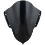 AllExtreme EXPVR15 Plastic Windscreen Visor Front Fairing Windshield Baffle Wind Deflectors for Yamaha R15 V3 (New Version) (Black)
