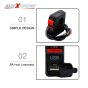 AllExtreme EXOSWU1 7/8" Handlebar Universal Bike Light Switch 22mm with USB Socket for Motorcycle ATV Scooter