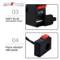 AllExtreme EXOSWU1 7/8" Handlebar Universal Bike Light Switch 22mm with USB Socket for Motorcycle ATV Scooter