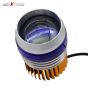Allextreme EXU2PLB1 U2 Projector Lamp High Intensity Led Headlight Stylish Dual Ring Cob Led Inside Double Angel's Eye Ring Lens Projector (Blue, Pack of 1)