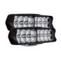 Allextreme EX16SW2 Imported Universal 16 LED Fog Light Off/On Road Driving Work Lamp for Bike Cars and Motorcycle (48W, White Light, 2 PCS)