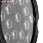 Allextreme EX7P1B2 17 LED Polymer Body Round LED Fog Light 7 Inch Off Road Driving Roof Universal Spot Lamp for Car, SUV & Bikes (51W, 2Pcs)