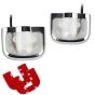 Allextreme EXCHLM1 Car Door Shadow Projector Laser Light Entry Courtesy Welcome LED Logo Lamp Compatible with All Hyundai Cars (2 Pc)