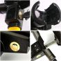 AllExtreme CQ-6004 Universal Car Steering Wheel Lock with 2 Keys Anti Theft Locking T-Shaped Security Lock for Van SUV