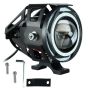 Allextreme EXFLTPL01 U11 CREE LED Fog Light Universal Waterproof Projector Lamp with Dual Ring for Car, Motorcycle and Bikes (Pack of 1)