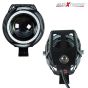 Allextreme EXFLTPL2 U11 CREE LED Fog Light Universal Waterproof Projector Lamp with Dual Ring for Car, Motorcycle and Bikes (Pack of 2)