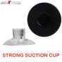 Allextreme EX1HHR Helmet Silicone Devil Horn Suction Pad Rubber Headwear Decor Accessories for Riding (Random, Pack of 2)