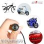 AllExtreme EXELLB2 Eagle Eye Universal License Number Plate LED Light Bumper Daytime Running Lamp for Bikes, Motorcycles, Cars, SUVs and Truck (9W, Blue, 2 PCS)