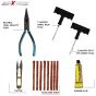 AllExtreme Universal Tubeless Tyre Puncture Repair Kit Flat Tire Puncher Patch Tools (Model 6)