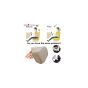 Allextreme EXMFTB1 Memory Foam Car Seat Neck Pillow Headrest Travel Cushion for Cervical Support & Sleeping (Beige)