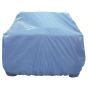 Allextreme ST7006 Car Body Cover Compatible with Hyundai Santro Custom Fit Dustproof UV Heat Resistant Indoor Outdoor Body Protection (Blue with Mirror)