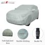 Allextreme I7003 Car Body Cover Compatible with Hyundai Elite i20 Custom Fit Dustproof UV Heat Resistant Indoor Outdoor Body Protection (Silver with Mirror)