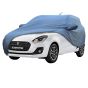Allextreme D7006 Car Body Cover Compatible with Maruti Suzuki Dzire Custom Fit Dustproof UV Heat Resistant Indoor Outdoor Body Protection (Blue with Mirror)