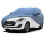 Allextreme SF7006 Car Body Cover Compatible with Maruti Suzuki Swift Custom Fit Dustproof UV Heat Resistant Indoor Outdoor Body Protection (Blue with Mirror)