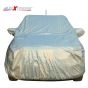 Allextreme I7007 100% Tested Waterproof Car Body Cover Compatible with Hyundai Elite i20 Custom Fit Dustproof UV Heat Resistant Indoor Outdoor Body Protection (Reflective Silver with Mirror)2