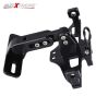 AllExtreme EXNPBL9 Universal Adjustable Motorcycle Number License Plate Aluminum Alloy Holder Mount Bracket for All Bikes (Black)