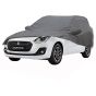 Allextreme D7004 Car Body Cover Compatible with Maruti Suzuki Swift Dzire Custom Fit Dustproof UV Heat Resistant Indoor Outdoor Body Protection (Grey with Mirror)