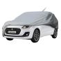 Allextreme D7002 Car Body Cover Compatible with Maruti Suzuki Dzire Custom Fit Dustproof UV Heat Resistant Indoor Outdoor Body Protection (Silver Without Mirror)