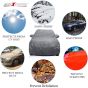 Allextreme W7004 Car Body Cover Compatible with Maruti Suzuki Wagon R Custom Fit Dustproof UV Heat Resistant Indoor Outdoor Body Protection (Grey with Mirror)