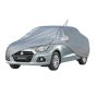 Allextreme D7007 100% Tested Waterproof Car Body Cover Compatible with Maruti Suzuki Dzire Custom Fit Dustproof UV Heat Resistant Indoor Outdoor Body Protection (Reflective Silver with Mirror)