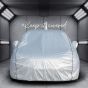 Allextreme TC7007 100% Tested Waterproof Car Body Cover Compatible with Toyota Innova Crysta Custom Fit Dustproof UV Heat Resistant Indoor Outdoor Body Protection (Reflective Silver with Mirror)