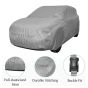 Allextreme TC7002 Car Body Cover Compatible with Toyota Innova Crysta Custom Fit Dustproof UV Heat Resistant Indoor Outdoor Body Protection (Silver Without Mirror)