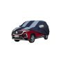 Allextreme H7005 Car Body Cover Compatible with MG Hector Custom Fit Dustproof UV Heat Resistant Indoor Outdoor Body Protection5 (Blue-Silver with Mirror)