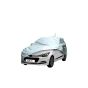 Allextreme I7007 100% Tested Waterproof Car Body Cover Compatible with Hyundai Elite i20 Custom Fit Dustproof UV Heat Resistant Indoor Outdoor Body Protection (Reflective Silver with Mirror)9