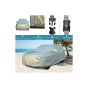 Allextreme I7007 100% Tested Waterproof Car Body Cover Compatible with Hyundai Elite i20 Custom Fit Dustproof UV Heat Resistant Indoor Outdoor Body Protection (Reflective Silver with Mirror)9