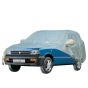 Allextreme M7003 Car Body Cover Compatible with Maruti Suzuki 800 Custom Fit Dustproof UV Heat Resistant Indoor Outdoor Body Protection (Silver with Mirror)