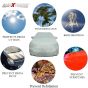 Allextreme M7003 Car Body Cover Compatible with Maruti Suzuki 800 Custom Fit Dustproof UV Heat Resistant Indoor Outdoor Body Protection (Silver with Mirror)