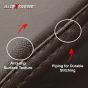 Allextreme EXPSC03P PU Leather Split Motorcycle Seat Cover Anti Slip Design Super-Soft Advanced Stitching Water Resistant Compatible with Royal Enfield Classic 350 (Brown)