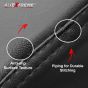 Allextreme PU Leather Seat Cover with Anti Skid Split Cushion Reinforced Stitching Dust Water Resistant for 350cc & 500cc Bullet Classic Models (Black, Model - 24)