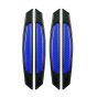 AllExtreme EXCDP1B 4 Pcs Car Reflective Door Protector Anti-Scratch Strip Warning Reflector Night Decal Sticker (Blue)