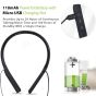 Allextreme MK-32 Wireless Neckband Stereo Earphone Bluetooth Headphone with Mic for Bikers Sports Riders (Random Colour)