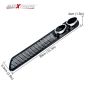 AllExtreme EX3DCR2 Car Double Cylinder Exhaust Sticker 3D Simulation Grid Tail Pipe Rear Bumper Vent Fender Styling Decal for All SUVs (2 Pcs)