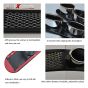 AllExtreme EX3DCR2 Car Double Cylinder Exhaust Sticker 3D Simulation Grid Tail Pipe Rear Bumper Vent Fender Styling Decal for All SUVs (2 Pcs)