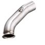 AllExtreme EXBPKTM Stainless Steel Exhaust Muffler Mid Bend Pipe for Motorcycles RC 390, 125/250/ 390 (2017-2018 Models)