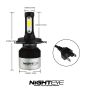 Allextreme EXH4HL2 H4 LED Headlight Bulb 2 Pcs Bright Driving Head Lamp Conversion Kit for SUVs and Cars (36W, 9000LM)