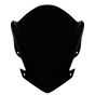 AllExtreme EXRC200 Plastic Windscreen Visor Compatible with KTM RC 200 Front Fairing Windshield Baffle Wind Deflector (Black)