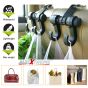 AllExtreme EXCSHB4 Car Seat Back Hook Headrest Hanger Clip Holder for Bag Purse Cloth & Grocery (4 Pcs)
