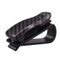 AllExtreme EXCGHB2 2 Pcs Car Sunglass Holder Eyeglasses Storage Fastener Sun Visor Clip-on Glass Case for SUVs (Black)