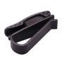 AllExtreme EXCGHB2 2 Pcs Car Sunglass Holder Eyeglasses Storage Fastener Sun Visor Clip-on Glass Case for SUVs (Black)