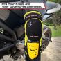 Allextreme EXV-MKY2 Knee Guard Adjustable Breathable Unisex Feet Protector Armor Pads for Motorcycle Racing Bike Riding (Set of 2, Yellow)
