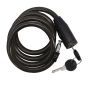 AllExtreme Cable Lock Anti-Theft Steel Keylock for Bike Luggage Helmet Locks with 2 keys (Multicolor)